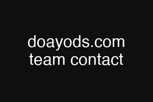 doayods.com team contact